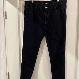 Mott & Bow Mid-Rise Skinny Jeans (Dark Rinse)